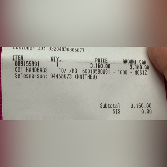 Saint Laurent Black Leather Bag with Gold Chain - Picture 8 of 8